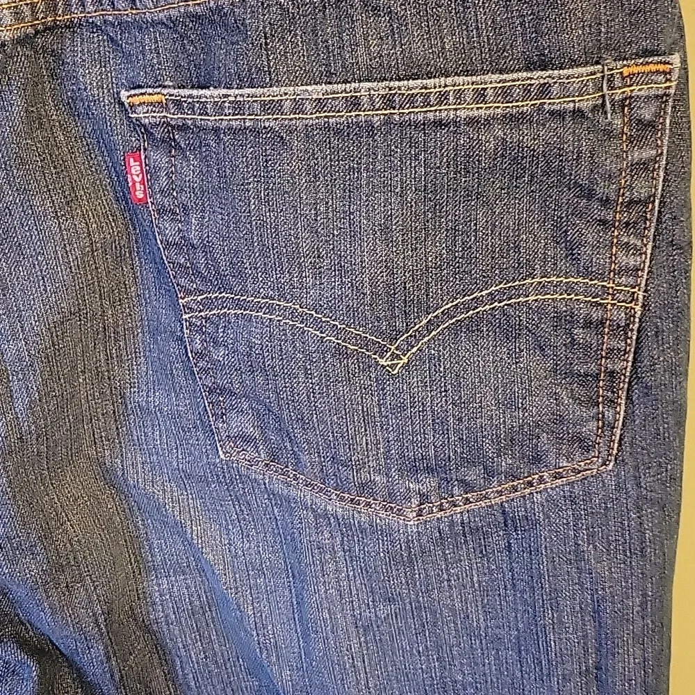 Levis 550 Mens Distressed Blue Denim vintage Jeans Never Worn Waist 44